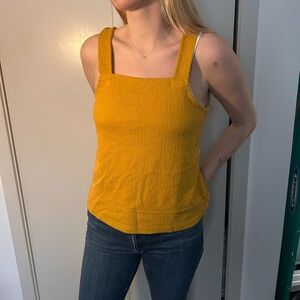 Madewell mustard top